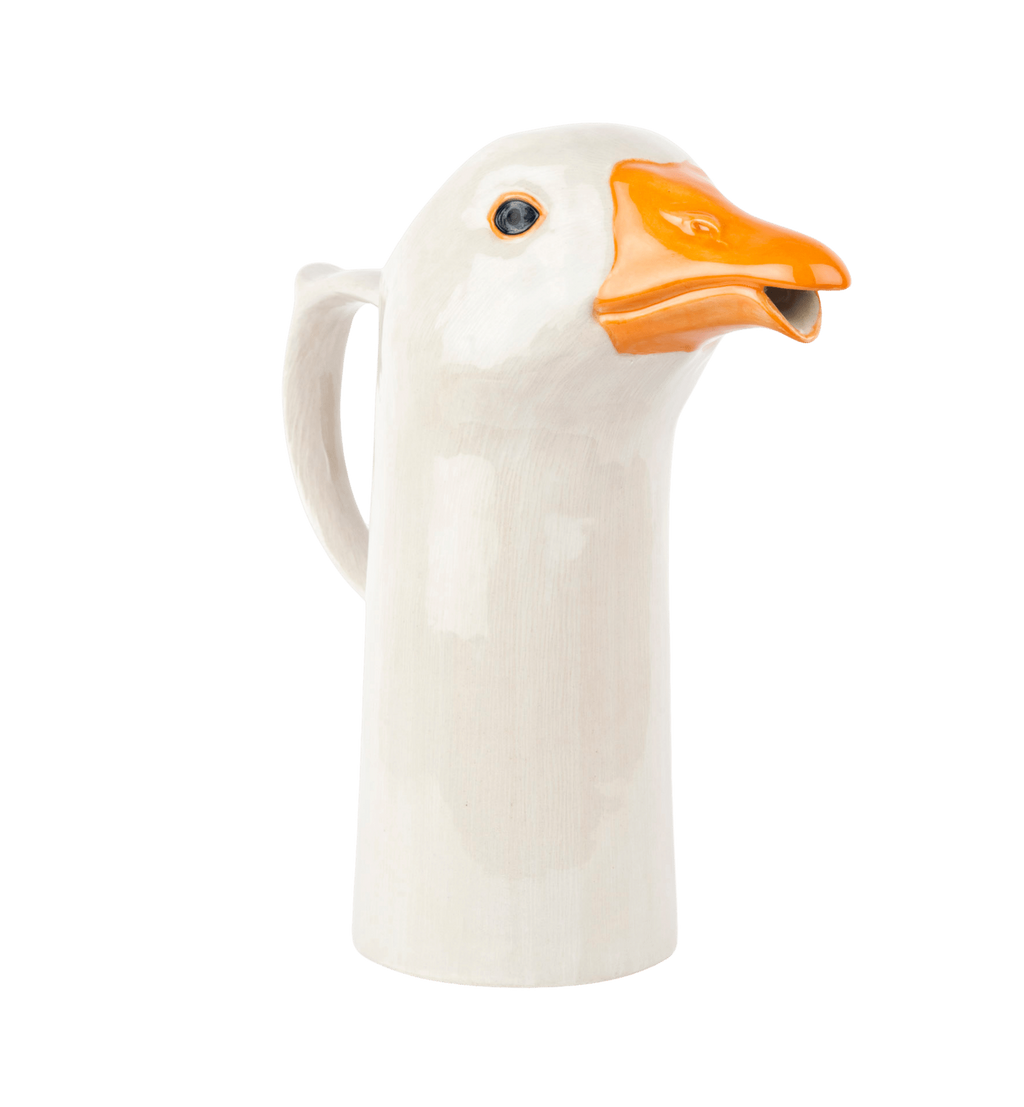 Jarra de agua Quail con forma de ganso
