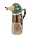 Jarra de agua Quail con forma de pato azulón