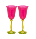 Juego de 2 copas de vino ópticas Gardenia