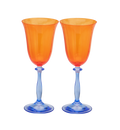 Juego de 2 copas de vino ópticas Paradise