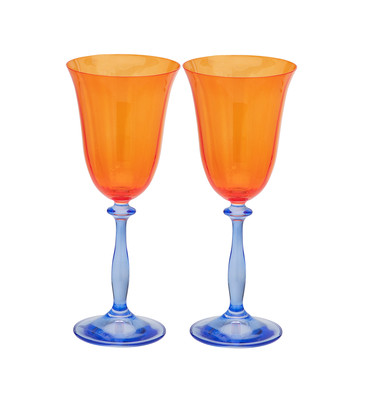 Juego de 2 copas de vino ópticas Paradise