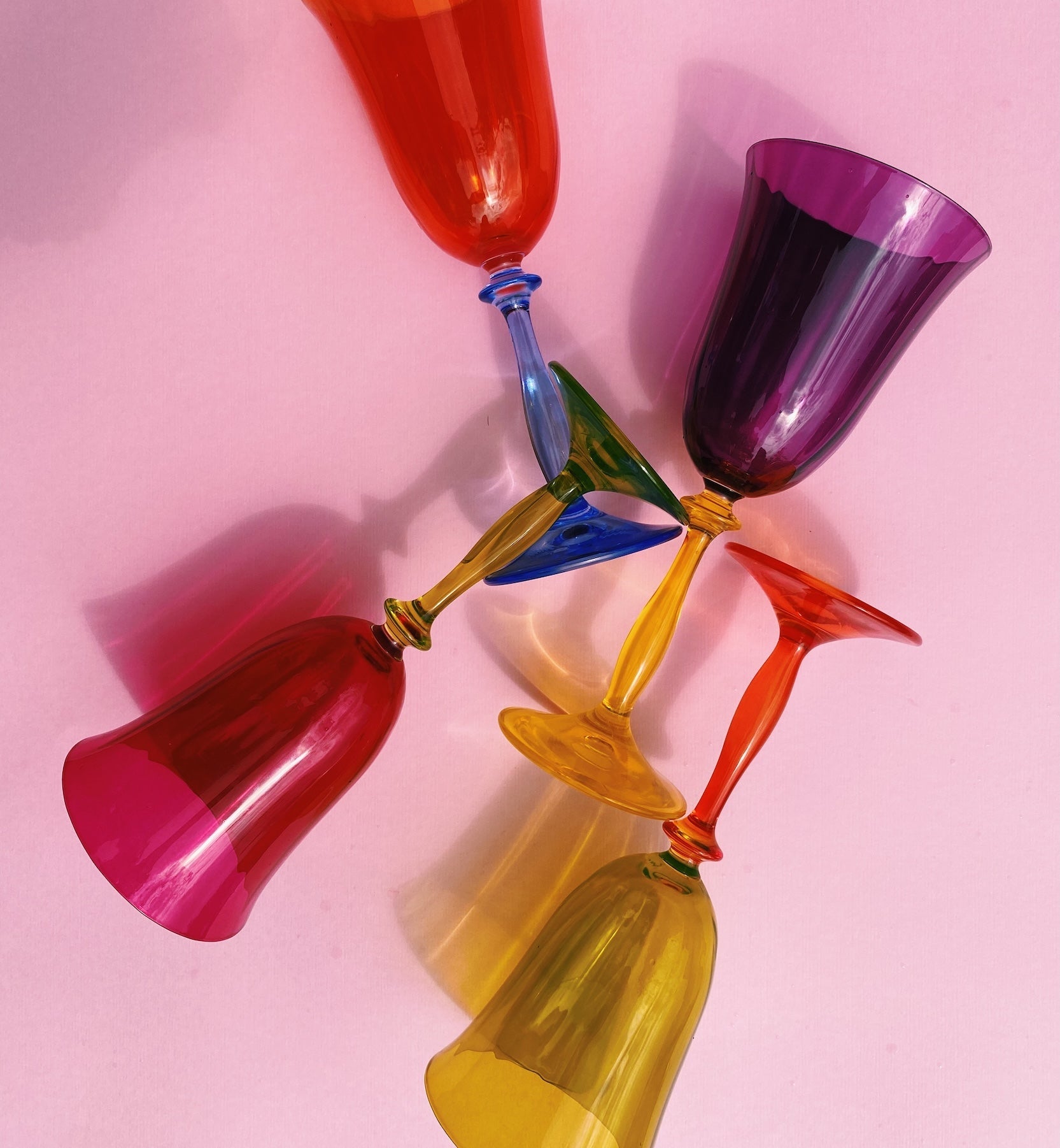 Juego de 2 copas de vino ópticas Paradise