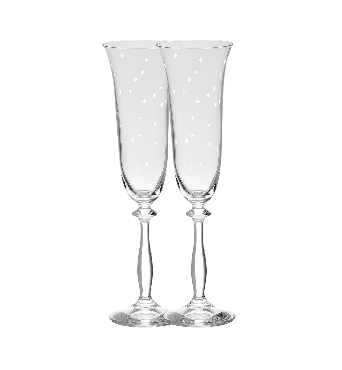 Juego de 2 copas tipo flauta para champán Starry Eve