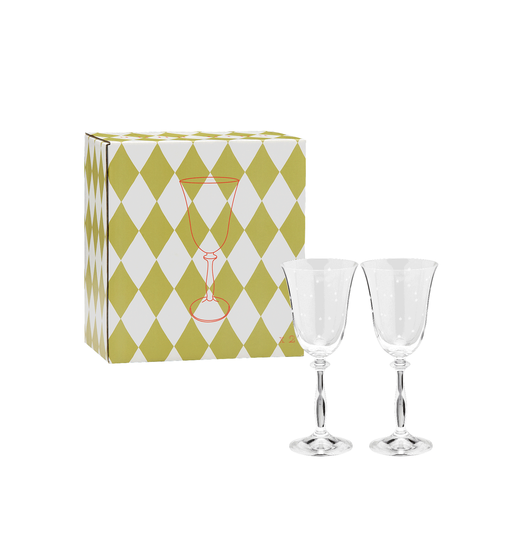 Juego de 2 copas de vino Starry Eve